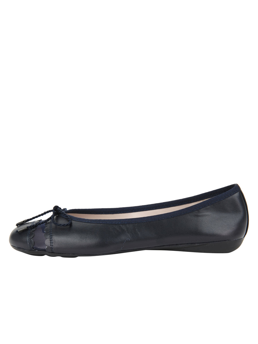 Burg Leather Ballet Flat