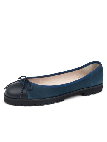 Bravo Lug Sole Suede Ballet