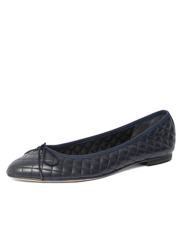 Lido Quilted Leather Ballet Flat