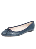 Luxe Textured Leather Ballet Flat