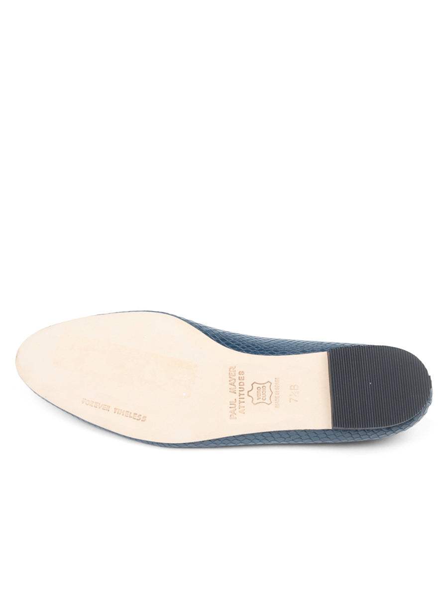 Luxe Textured Leather Ballet Flat