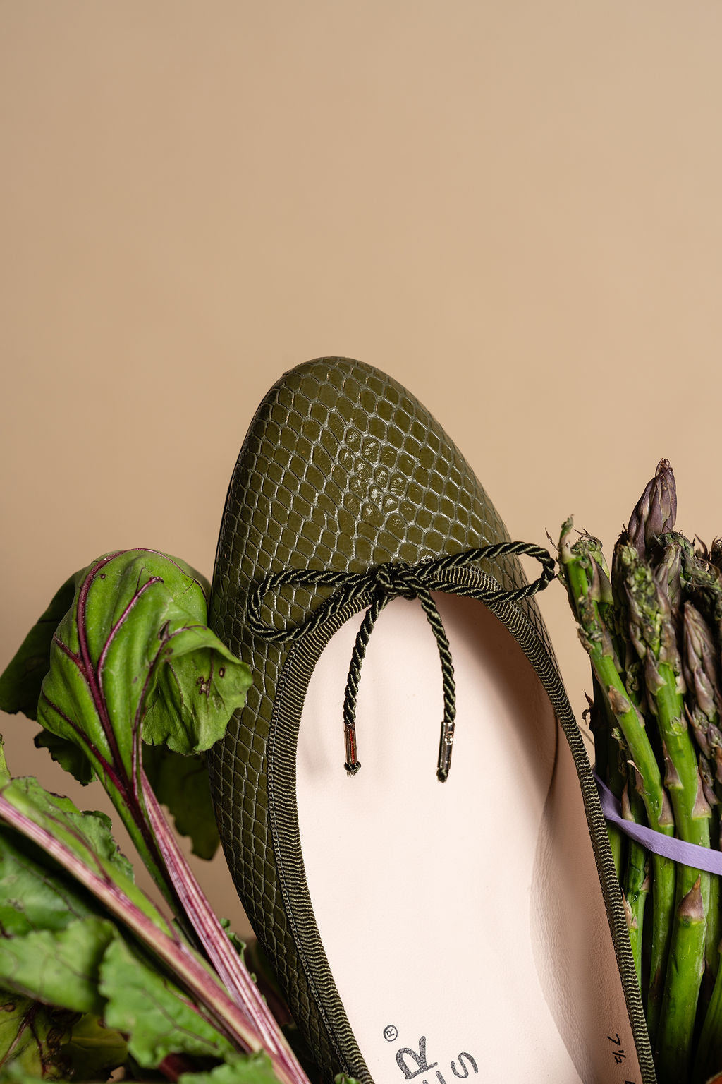 Luxe Textured Leather Ballet Flat