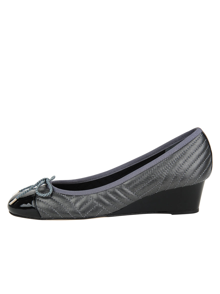 Nuba Quilted Leather Wedge