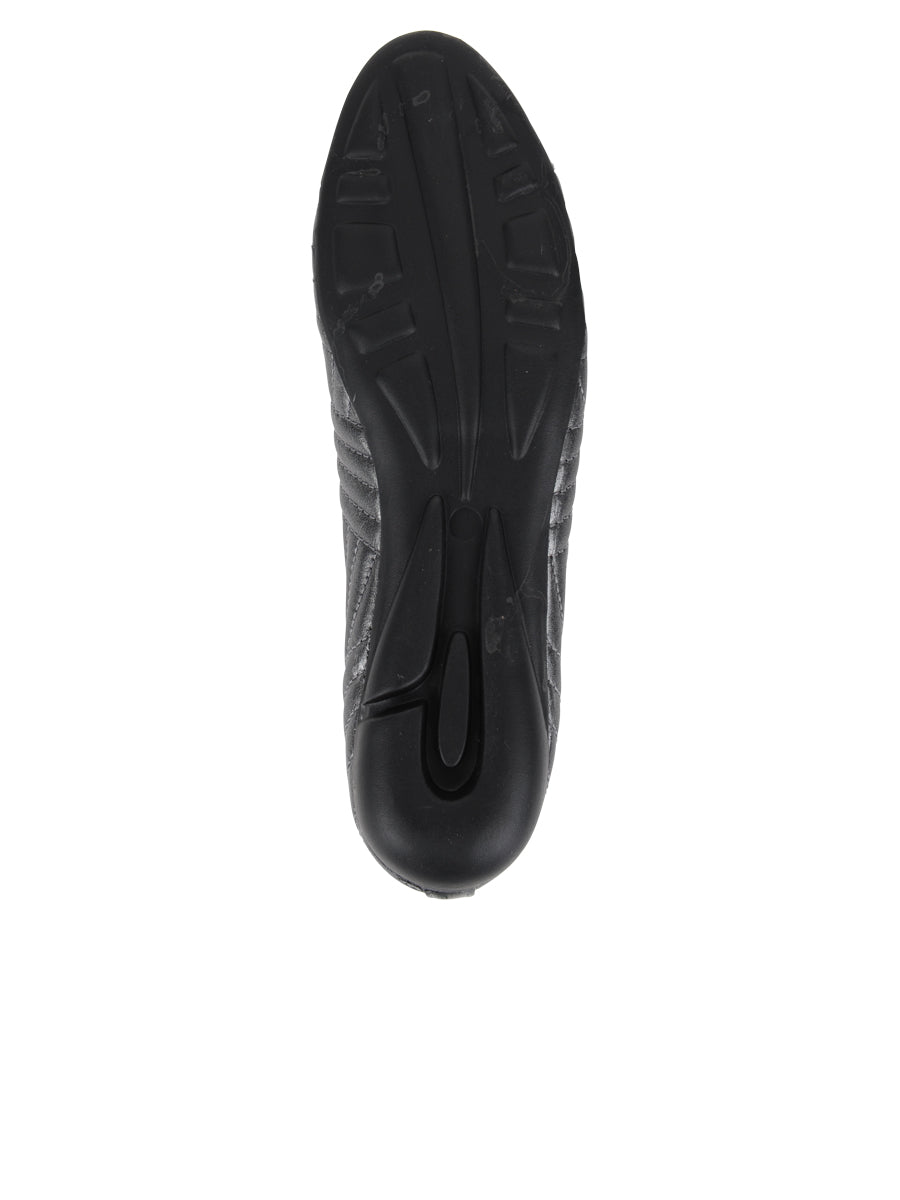 Brush Quilted Leather Ballet Flat