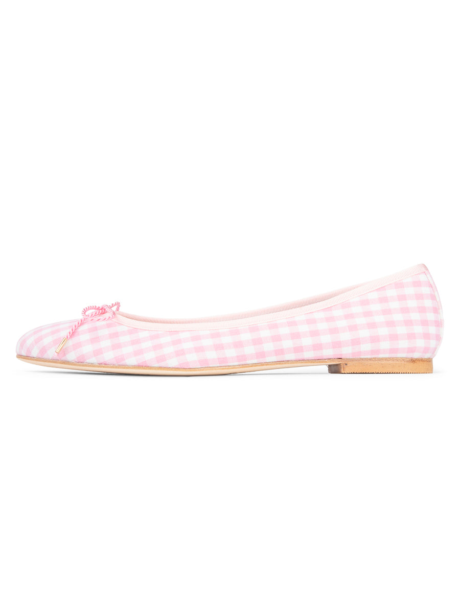 Luxe Gingham Ballet Flat