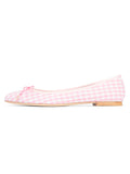 Luxe Gingham Ballet Flat