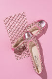 Best Sequin Mesh Ballet Flat with Leather Sole