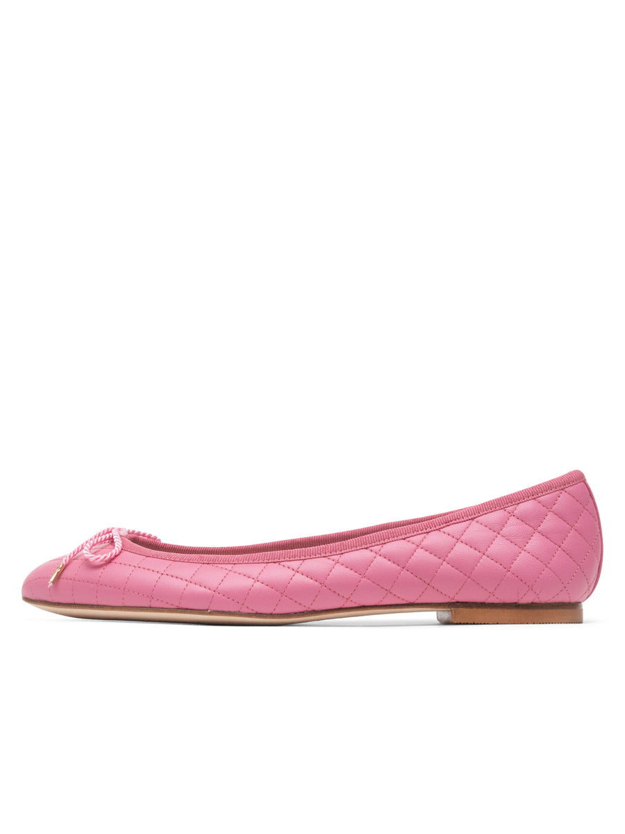 Lido Quilted Leather Ballet Flat