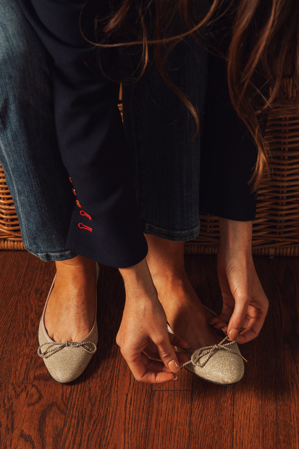 Luxe Glitter Ballet Flat