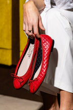 Lido Quilted Leather Ballet Flat