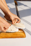 Bravo Lug Sole Ballet in Perforated Leather
