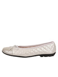 Cozy Quilted Leather Ballet Flat