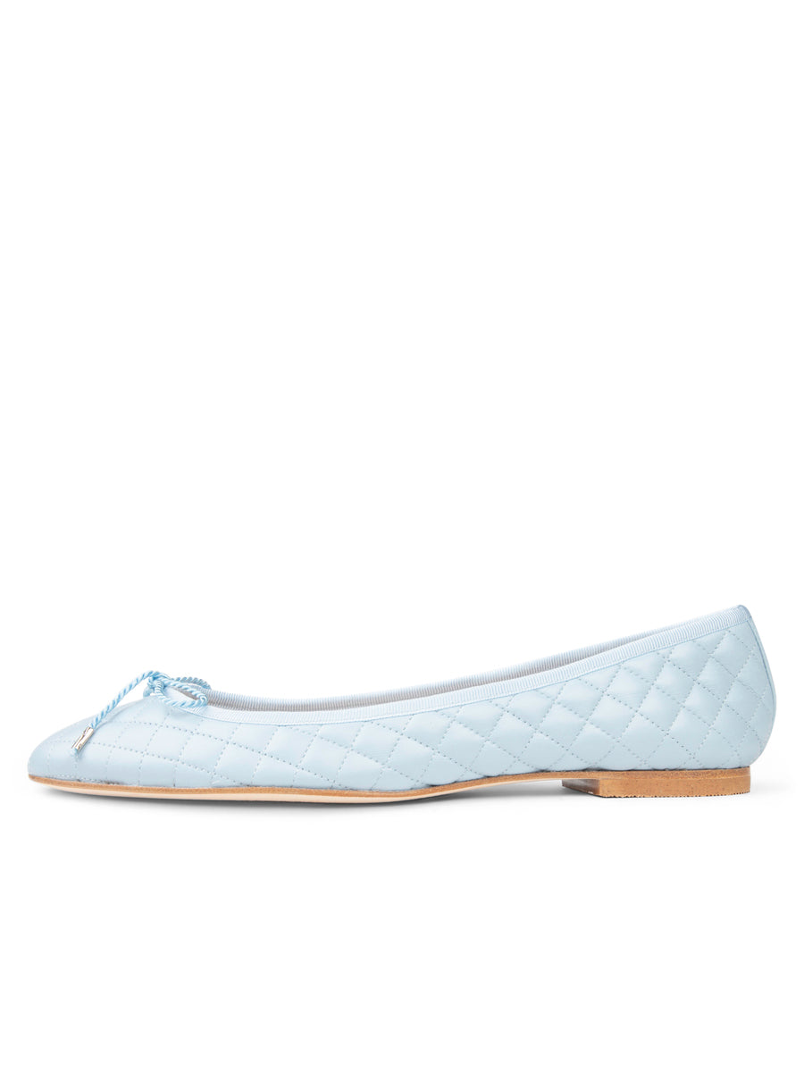 Lido Quilted Leather Ballet Flat
