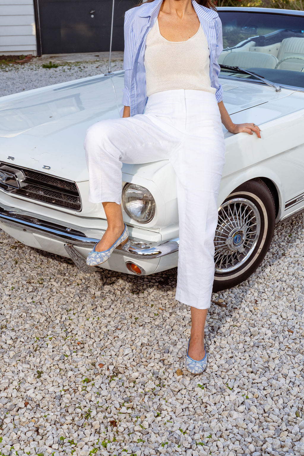 Best Embroidered Flat with Leather Sole