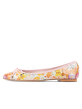 Luxe Printed Floral Ballet Flat