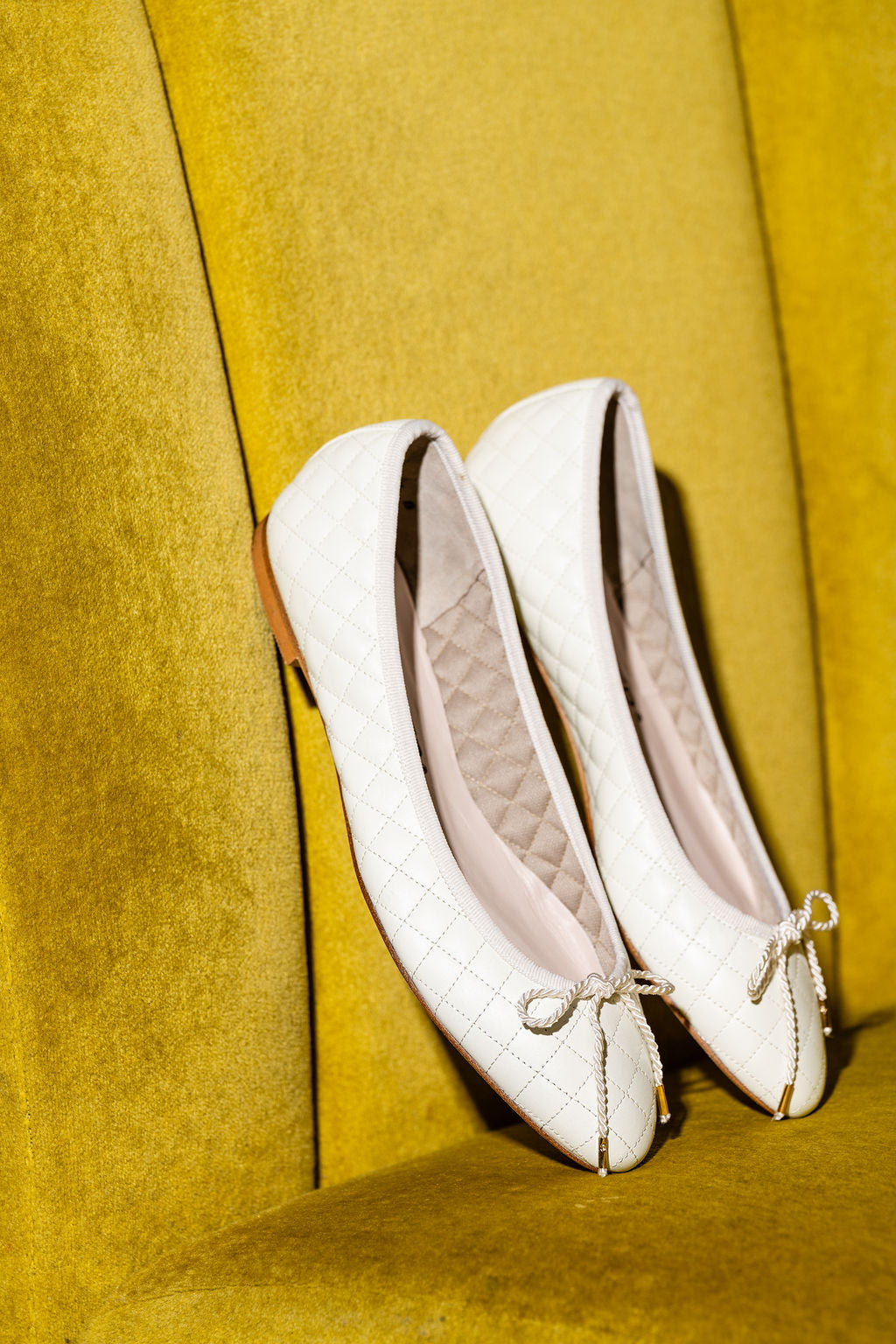 Lido Quilted Leather Ballet Flat