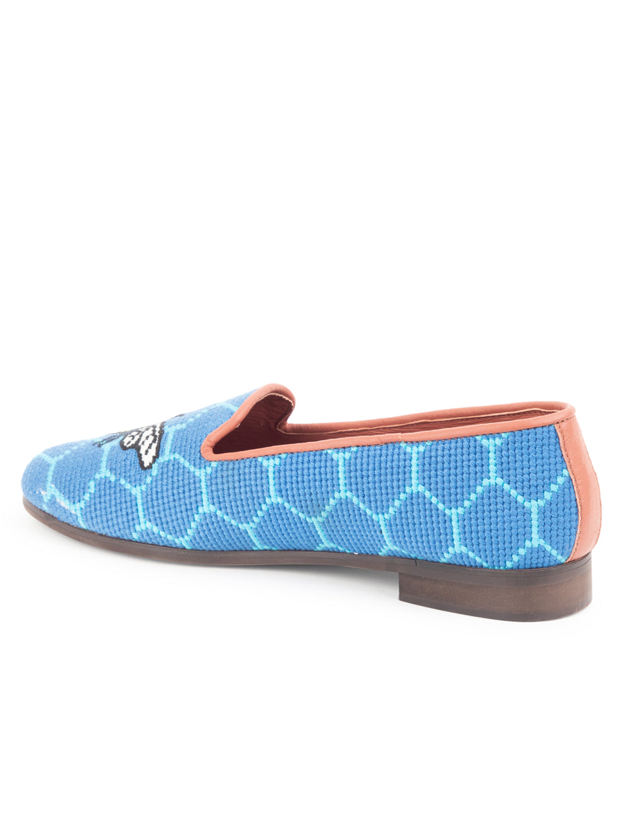Needlepoint Loafer in Honeycomb