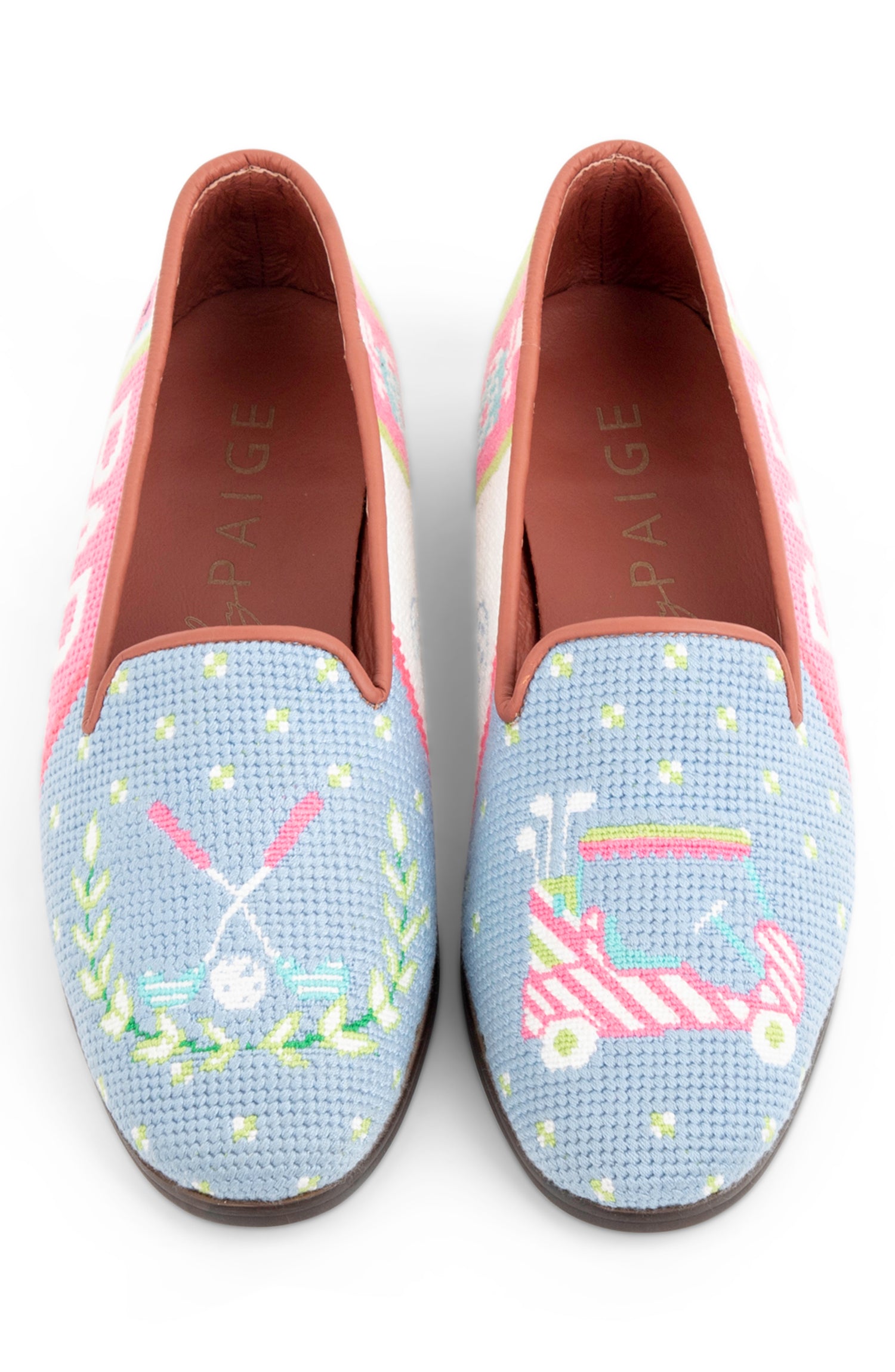Needlepoint Loafer in Golf