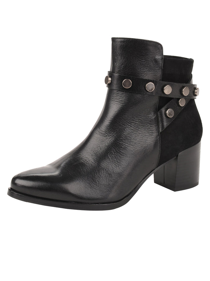 Lacey Leather Bootie