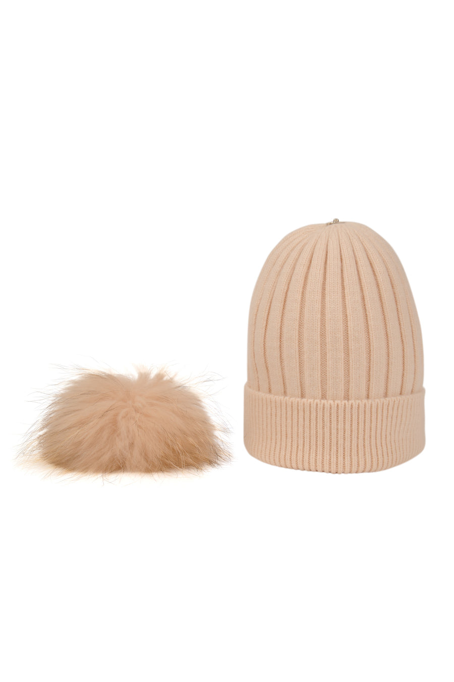Knit Pom Pom Hat