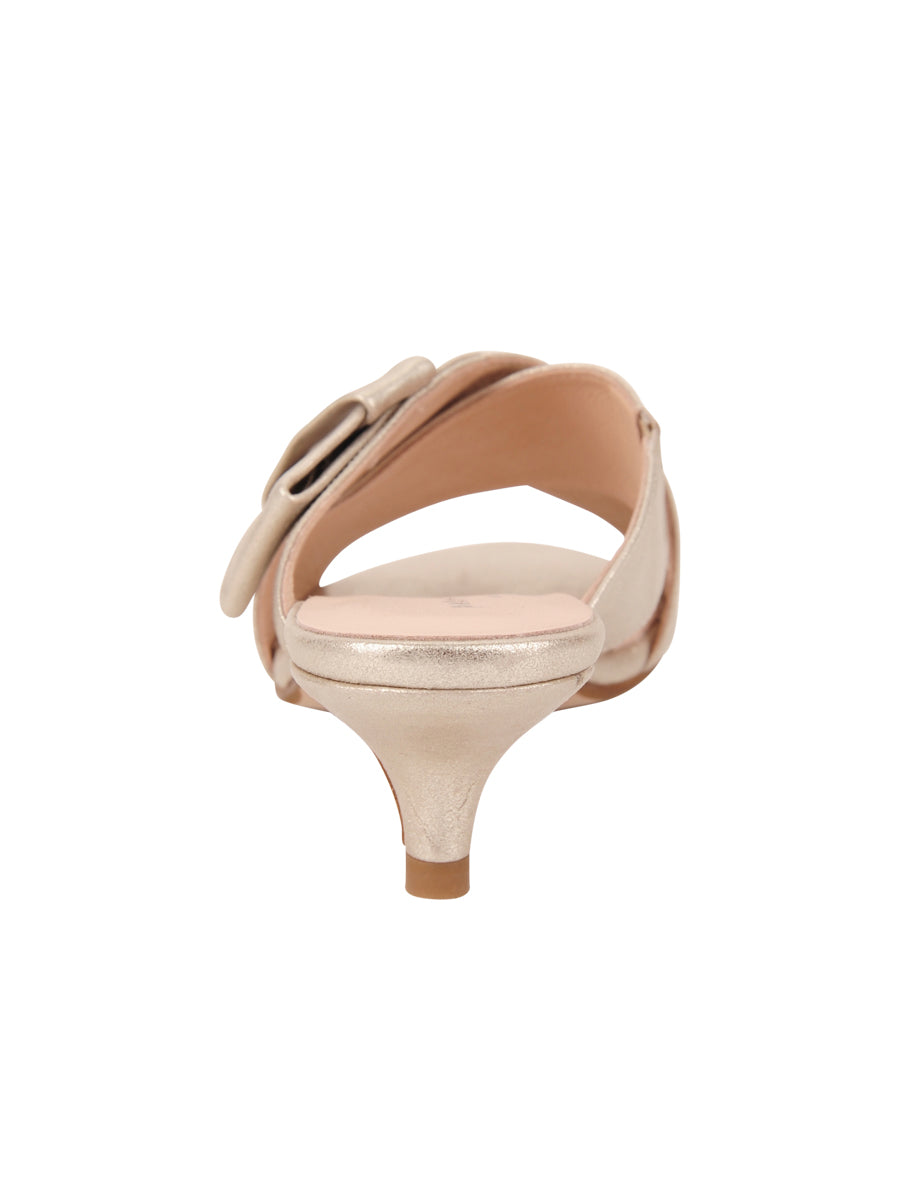 Origami Kitten Heel Sandal