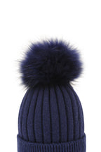 Knit Pom Pom Hat