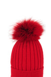 Knit Pom Pom Hat